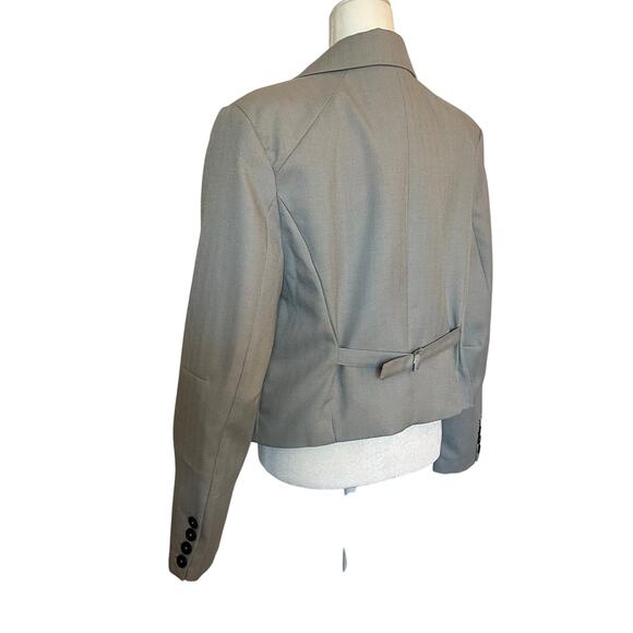 NEW‎ Free People Betty Solid Blazer size large grey - Picture 3 of 8